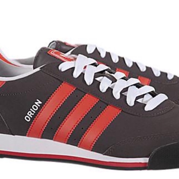 adidas grey and orange shoes